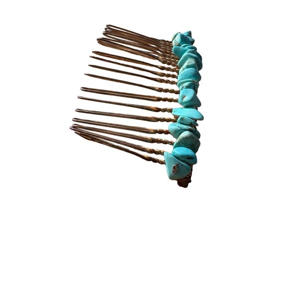 Turquoise Hair Comb - Picture 4 of 5